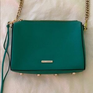 Teal crossbody bag